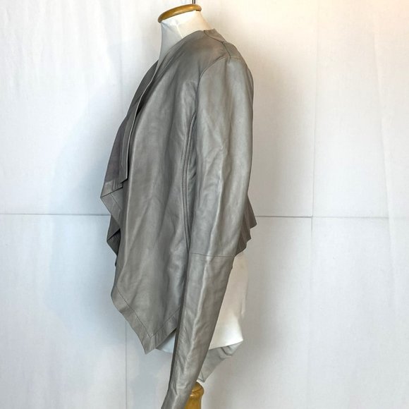 Women’s Hinge Leather Crop Jacket size M - Picture 6 of 14